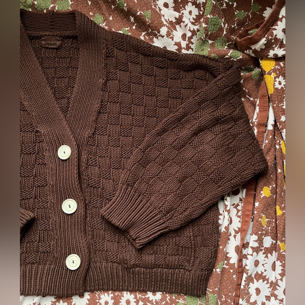 Sold / Babaa no3 cardigan bittersweet - Picture 6 of 13